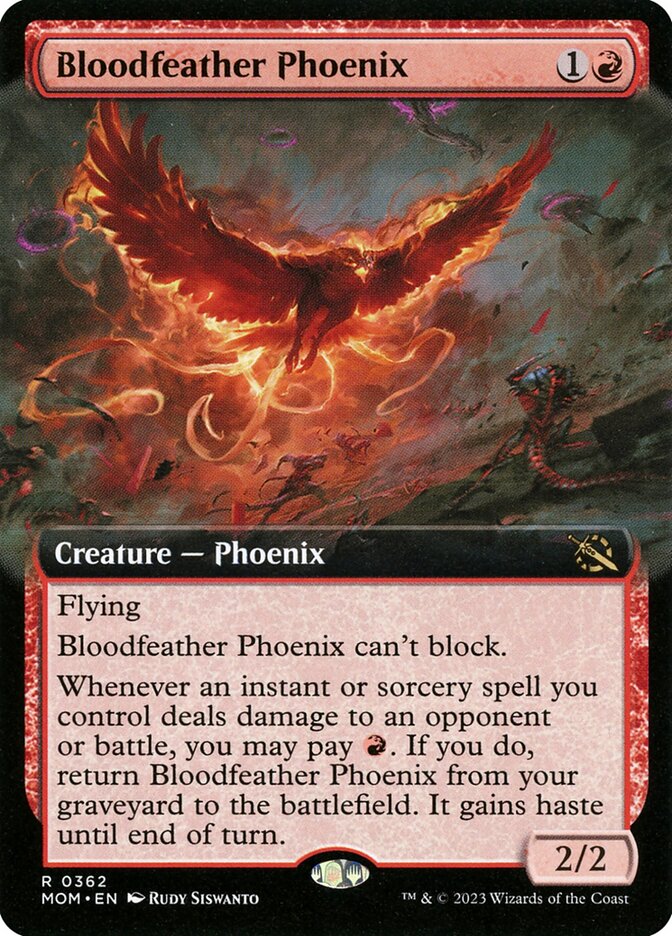 Bloodfeather Phoenix (Extended Art): March of the Machine