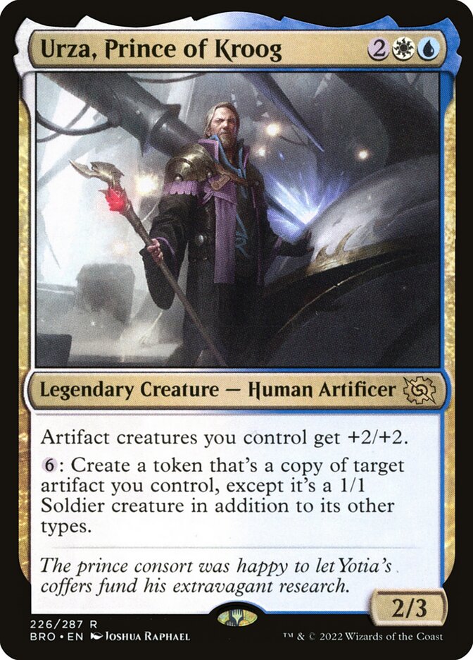 Urza, Prince of Kroog - (Foil): The Brothers' War