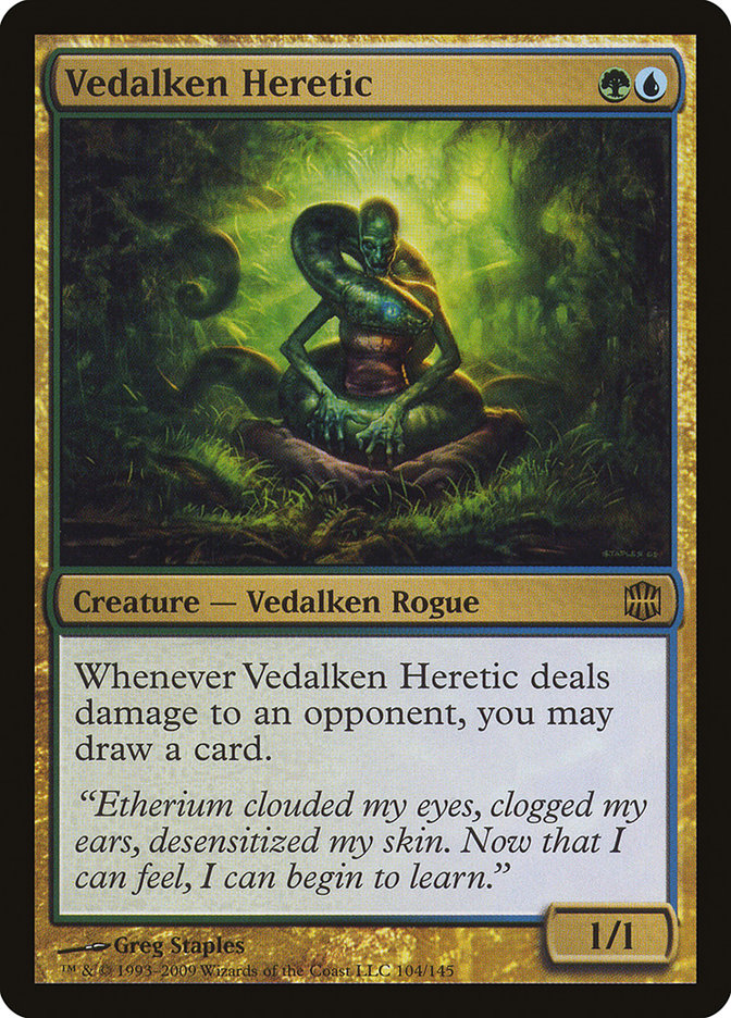 Vedalken Heretic - (Foil): Alara Reborn