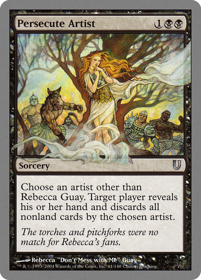 Persecute Artist - (Foil): Unhinged