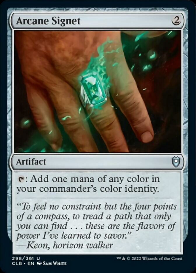 Arcane Signet - (Foil): Commander Legends: Battle for Baldur's Gate