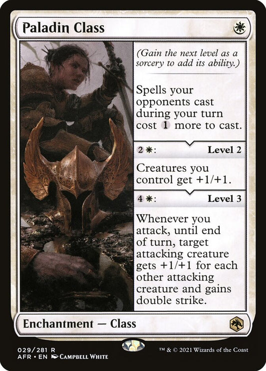 Paladin Class - (Foil): Adventures in the Forgotten Realms