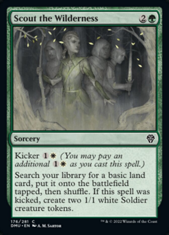 Scout the Wilderness - (Foil): Dominaria United