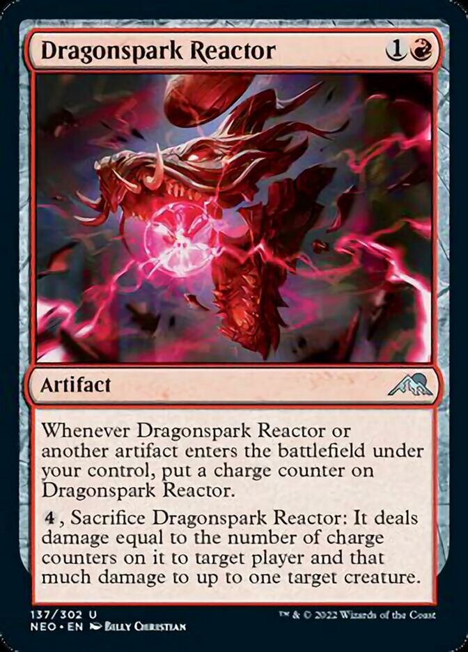 Dragonspark Reactor - (Foil): Kamigawa: Neon Dynasty