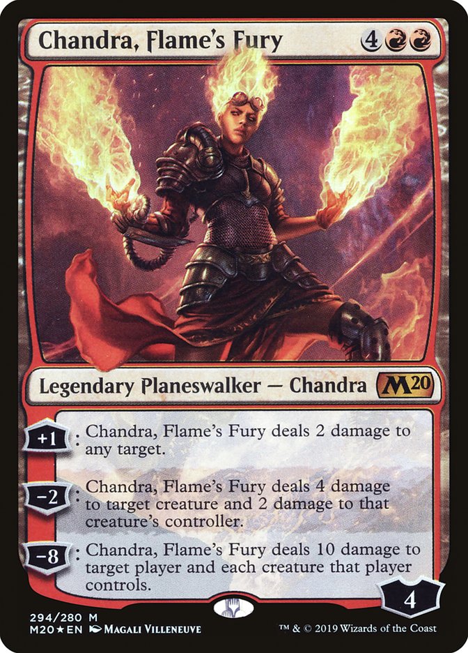 Chandra, Flame's Fury (Planeswalker Deck) - (Foil): Core Set 2020