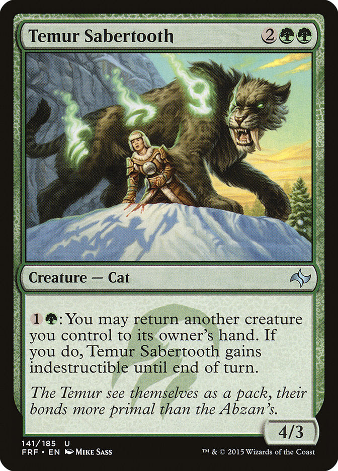 Temur Sabertooth: Fate Reforged