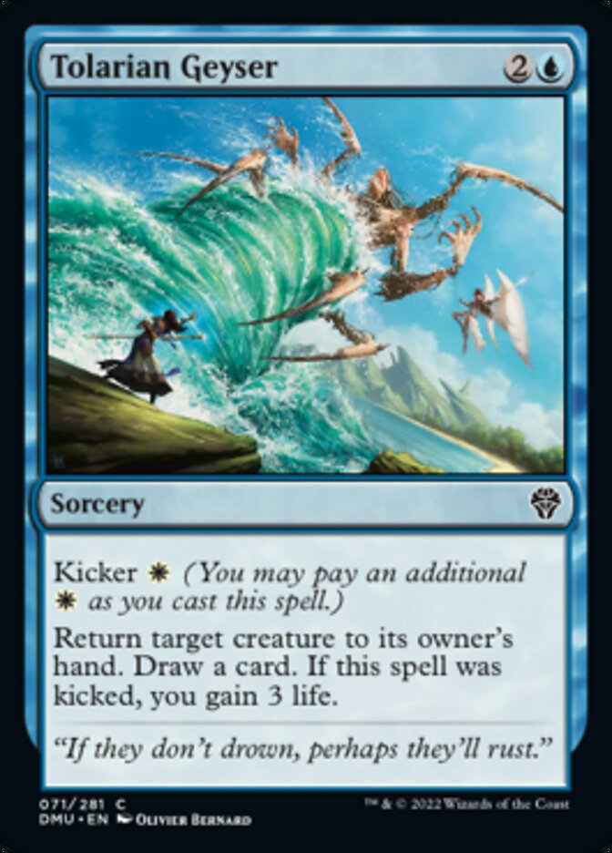 Tolarian Geyser - (Foil): Dominaria United