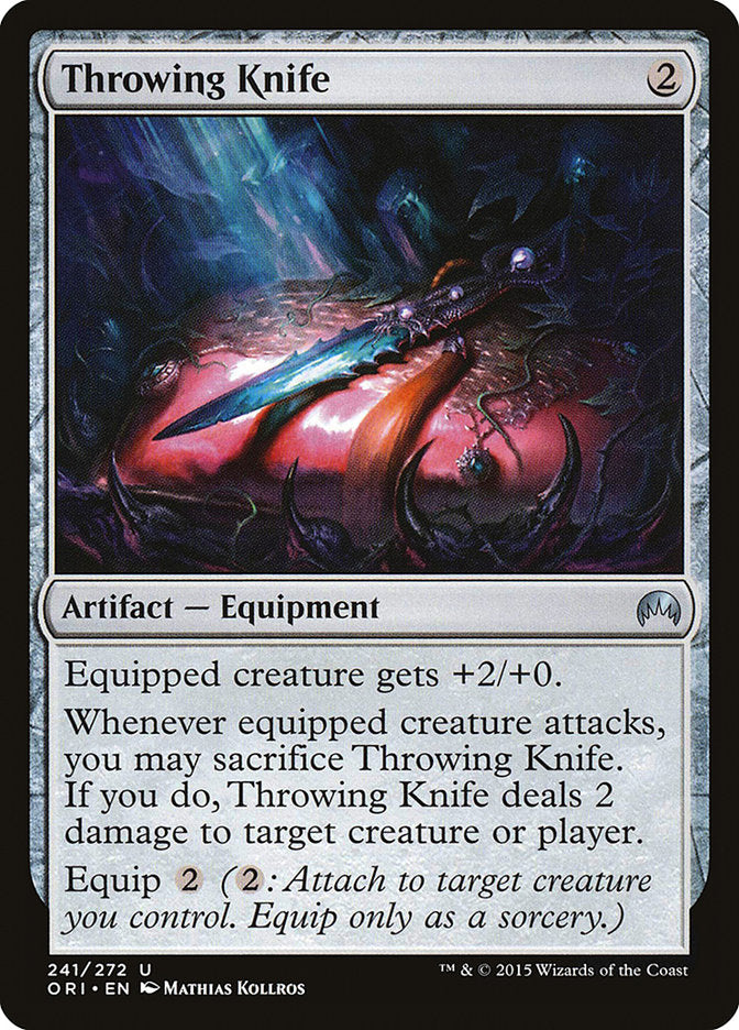 Throwing Knife - (Foil): Magic Origins