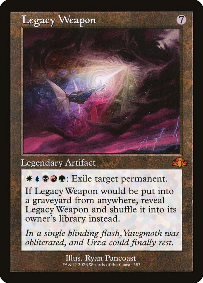 Legacy Weapon (Retro Frame) - (Foil): Dominaria Remastered