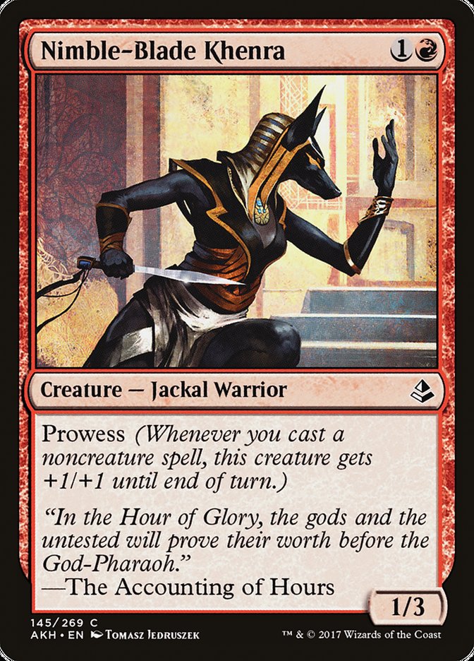 Nimble-Blade Khenra - (Foil): Amonkhet