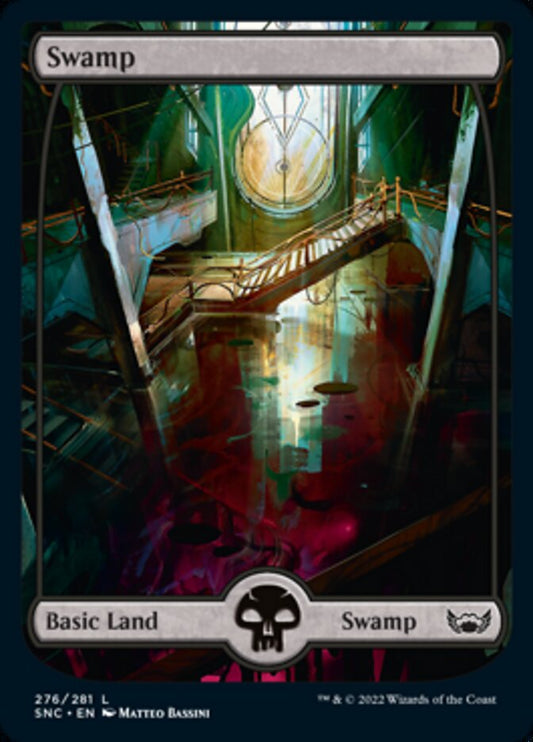 Swamp (#276) (Full Art): Streets of New Capenna