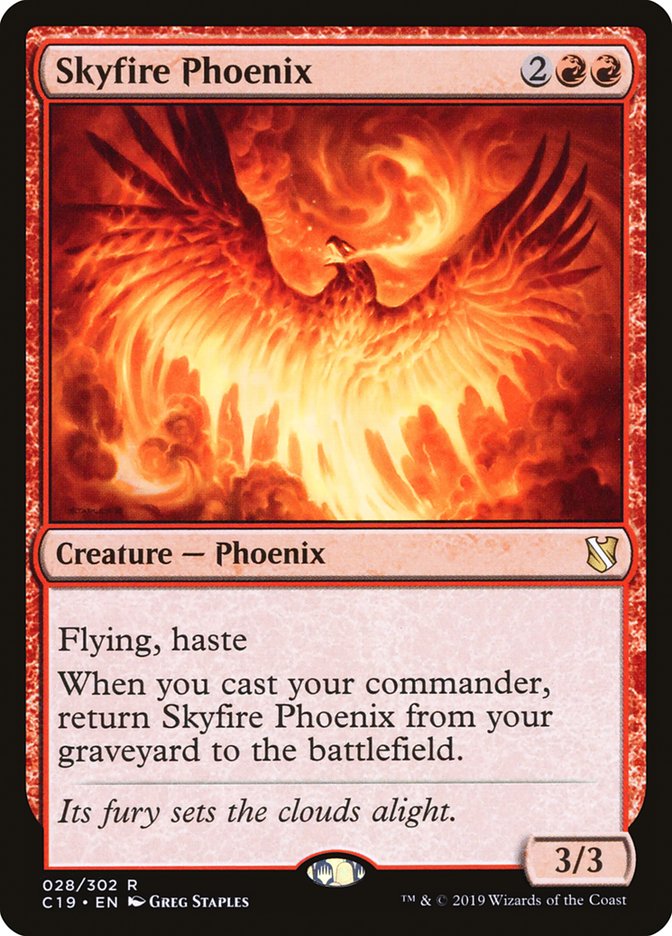 Skyfire Phoenix: Commander 2019