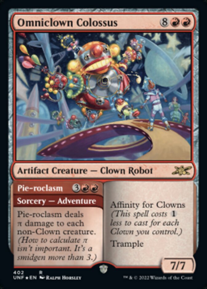 Omniclown Colossus // Pie-roclasm (Galaxy Foil) - (Foil): Unfinity