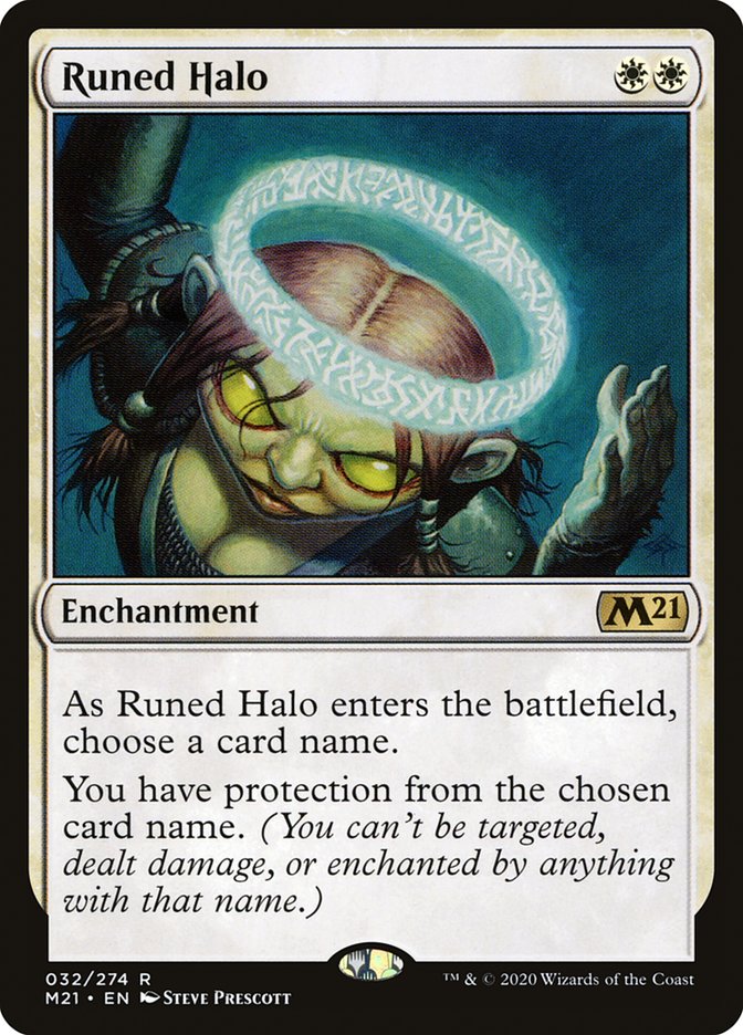 Runed Halo - (Foil): Core Set 2021