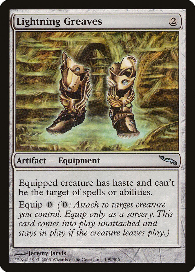 Lightning Greaves: Mirrodin