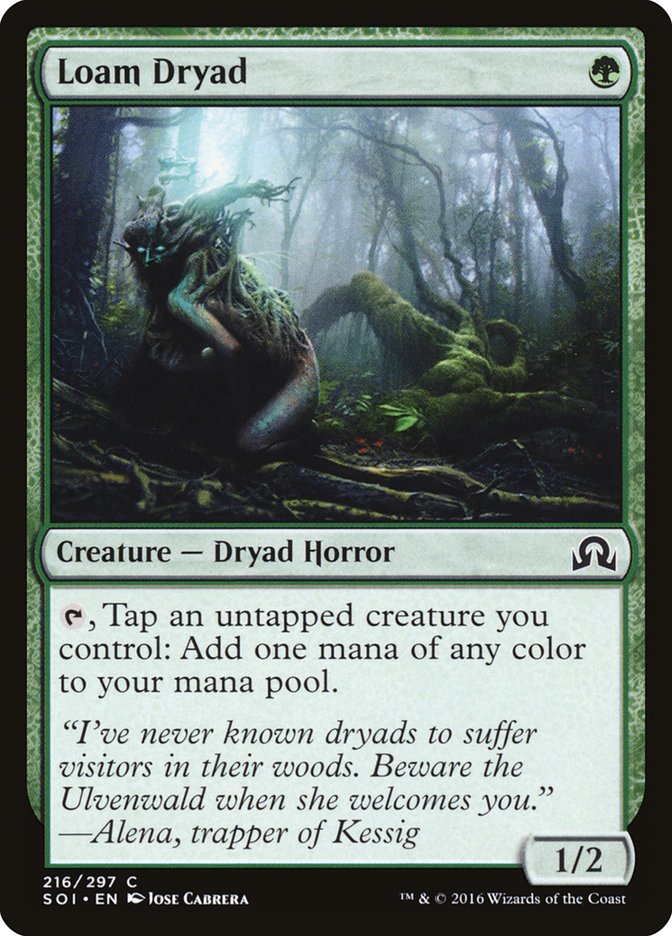 Loam Dryad: Shadows over Innistrad