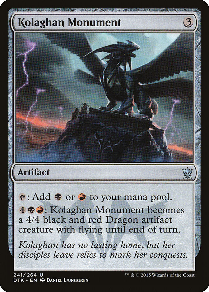 Kolaghan Monument - (Foil): Dragons of Tarkir