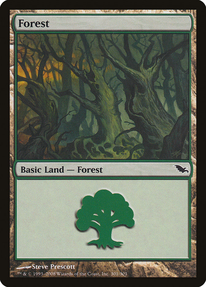 Forest (#301) - (Foil): Shadowmoor