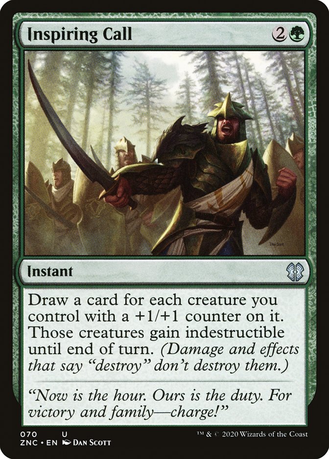 Inspiring Call: Zendikar Rising Commander