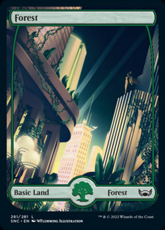 Forest (#281) (Full Art): Streets of New Capenna