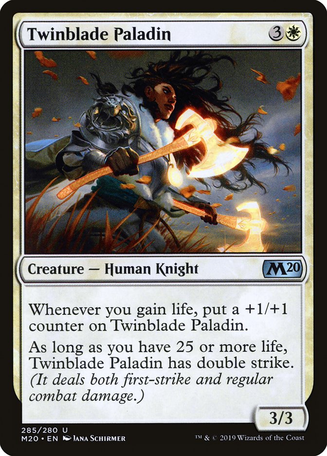 Twinblade Paladin (Planeswalker Deck): Core Set 2020