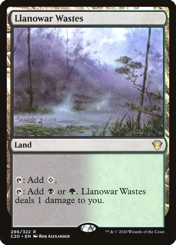 Llanowar Wastes: Commander 2020