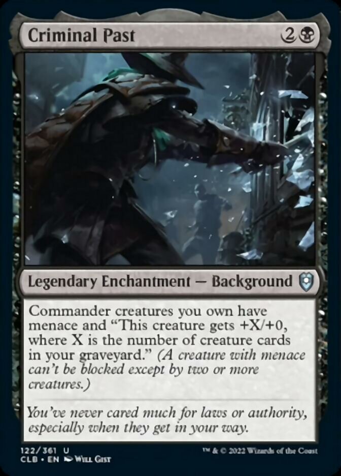 Criminal Past - (Foil): Commander Legends: Battle for Baldur's Gate