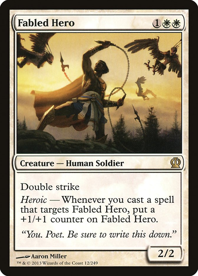 Fabled Hero - (Foil): Theros