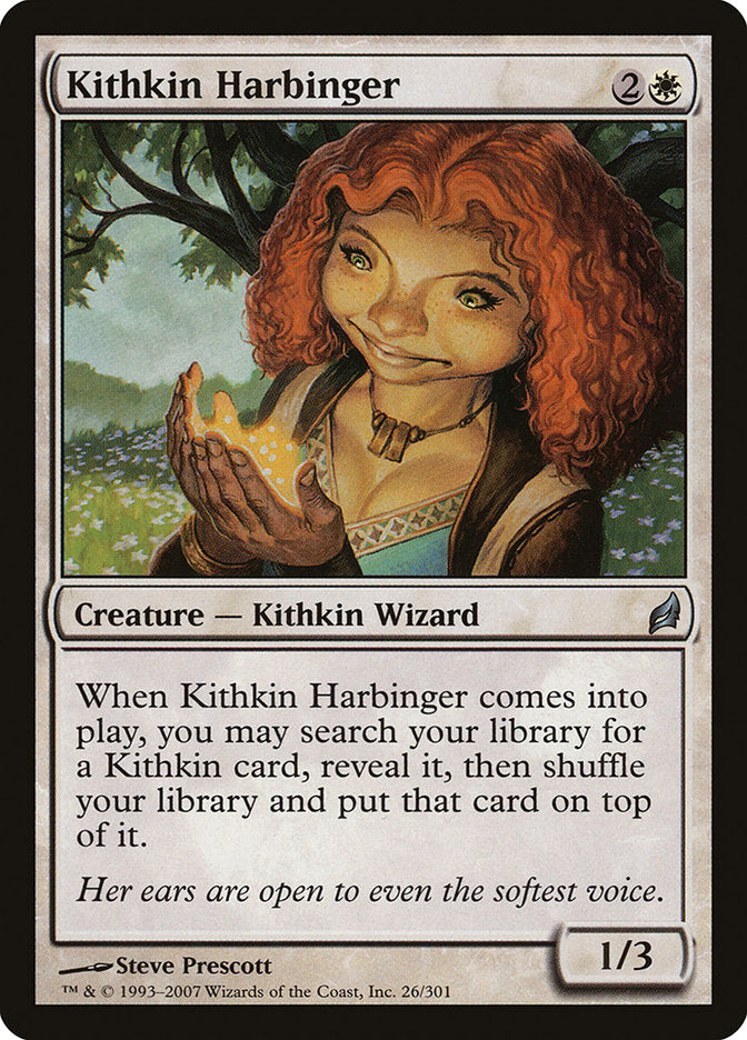 Kithkin Harbinger - (Foil): Lorwyn