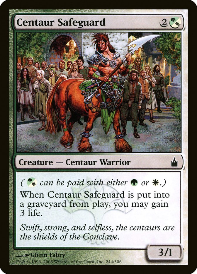 Centaur Safeguard - (Foil): Ravnica: City of Guilds