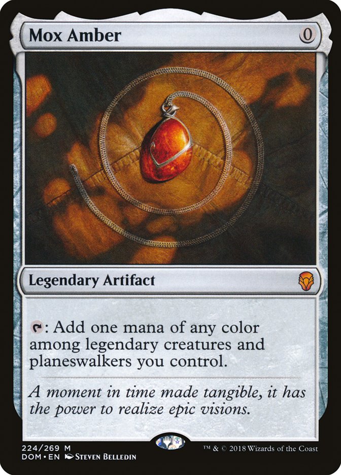 Mox Amber - (Foil): Dominaria