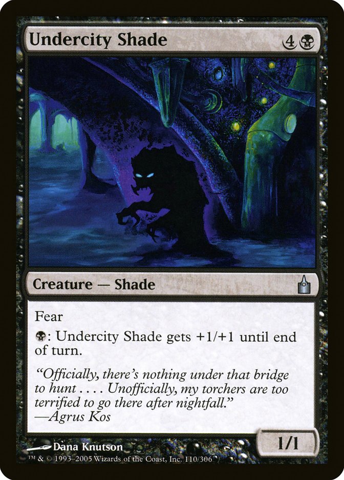 Undercity Shade - (Foil): Ravnica: City of Guilds