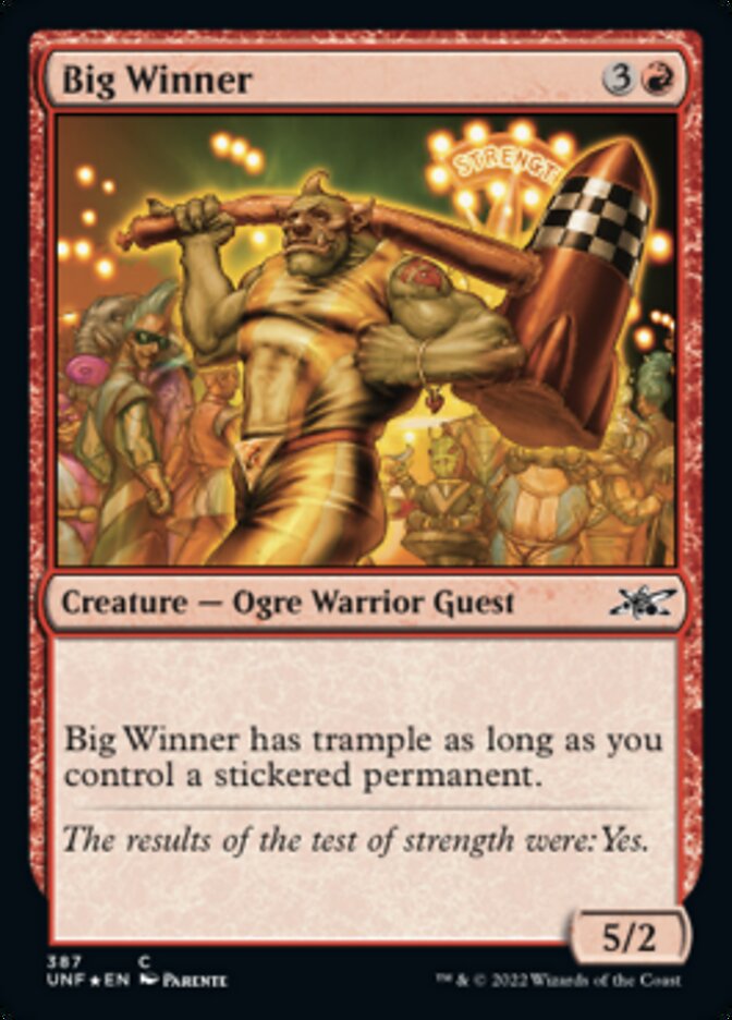 Big Winner (Galaxy Foil) - (Foil): Unfinity