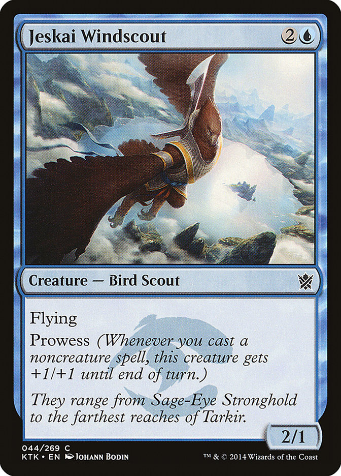 Jeskai Windscout: Khans of Tarkir