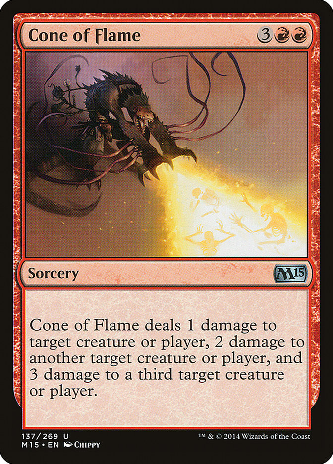 Cone of Flame - (Foil): Magic 2015