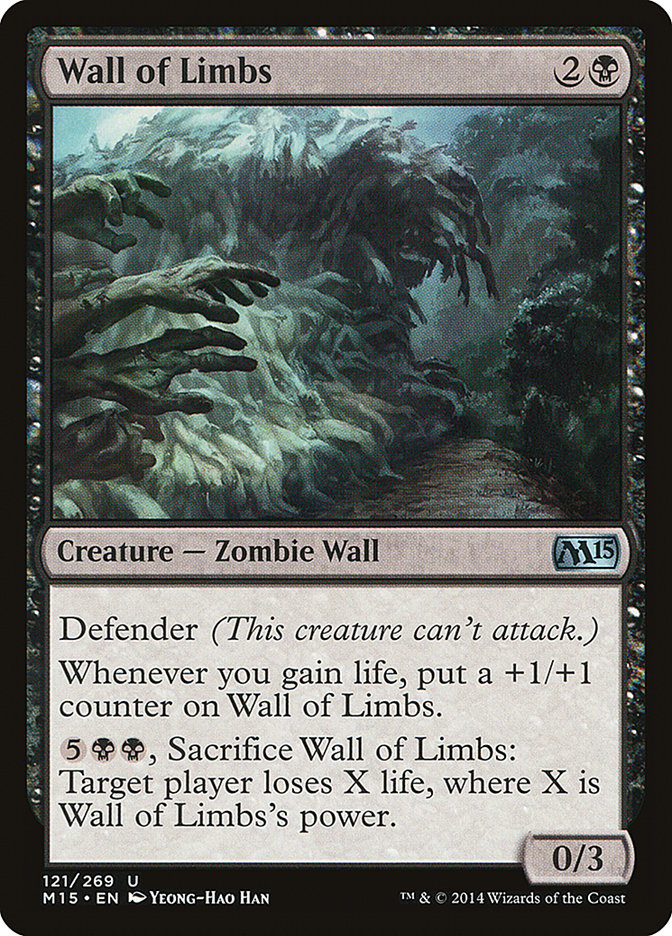 Wall of Limbs - (Foil): Magic 2015