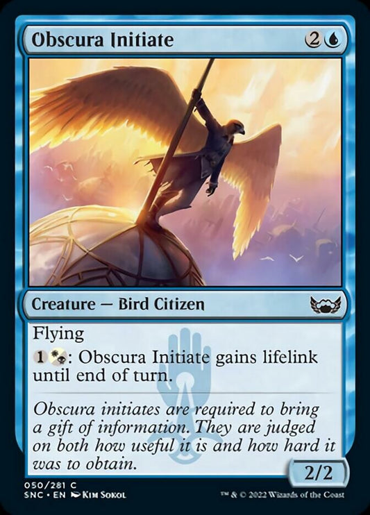 Obscura Initiate - (Foil): Streets of New Capenna
