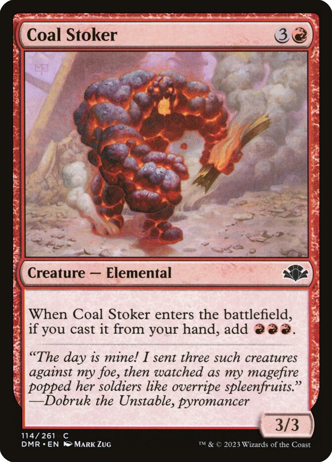 Coal Stoker - (Foil): Dominaria Remastered