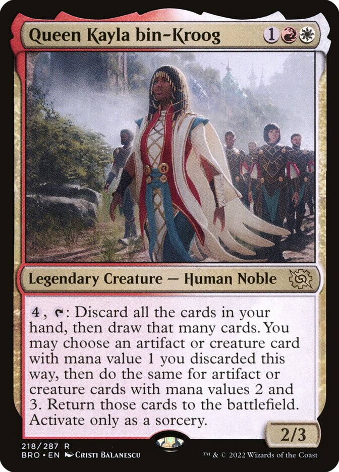Queen Kayla bin-Kroog - (Foil): The Brothers' War