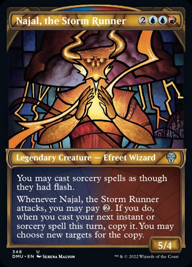 Najal, the Storm Runner (Showcase) (Textured Foil) - (Foil): Dominaria United
