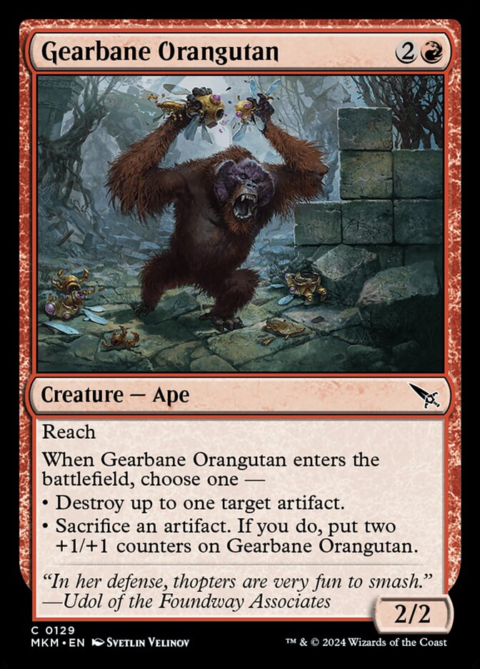 Gearbane Orangutan - (Foil): Murders at Karlov Manor