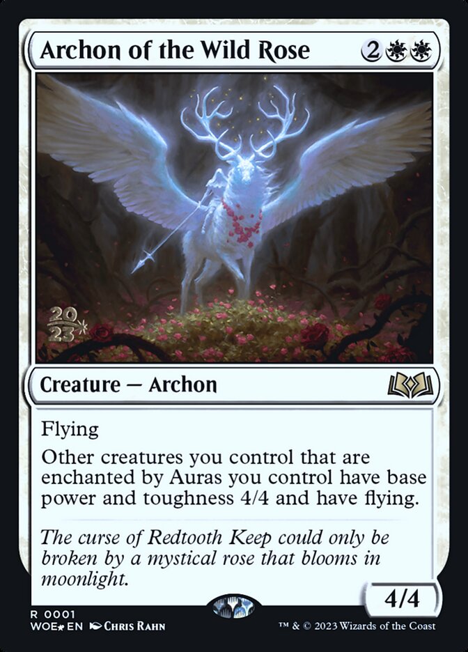 Archon of the Wild Rose - (Foil): Wilds of Eldraine Promos
