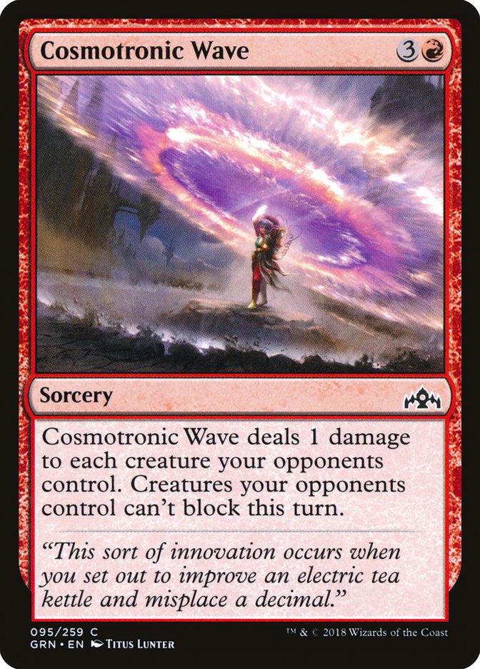 Cosmotronic Wave - (Foil): Guilds of Ravnica
