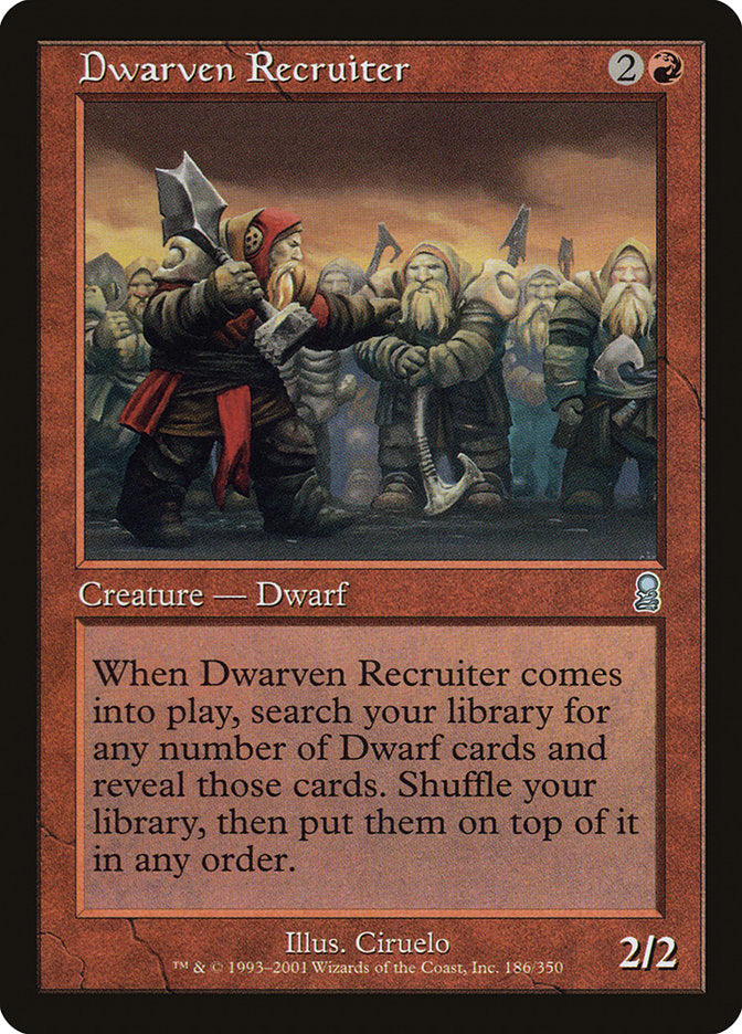 Dwarven Recruiter - (Foil): Odyssey
