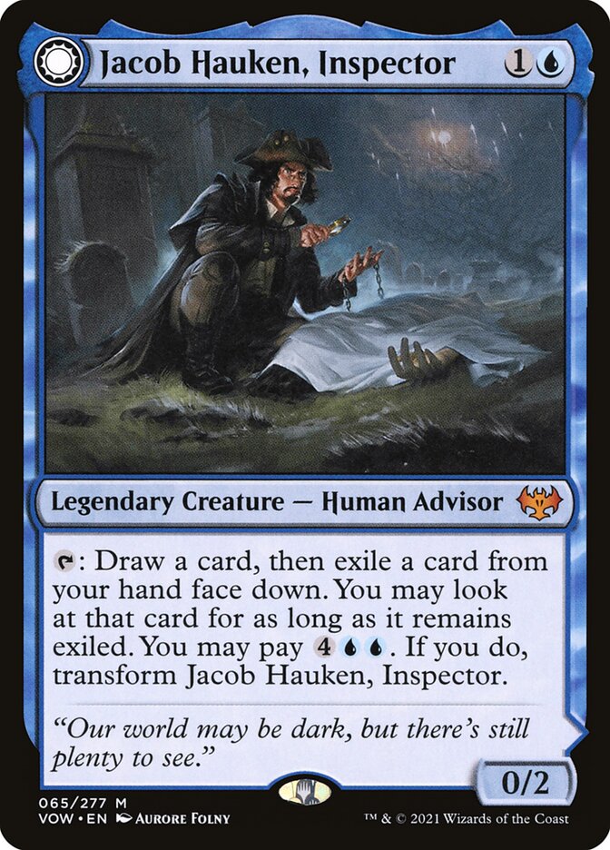 Jacob Hauken, Inspector // Hauken's Insight - (Foil): Innistrad: Crimson Vow