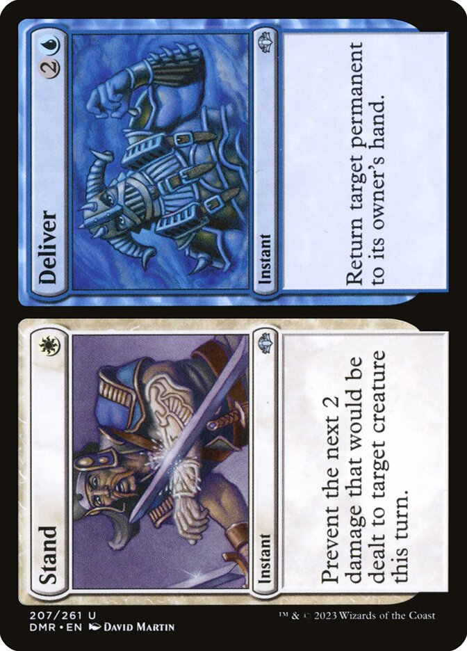 Stand // Deliver - (Foil): Dominaria Remastered