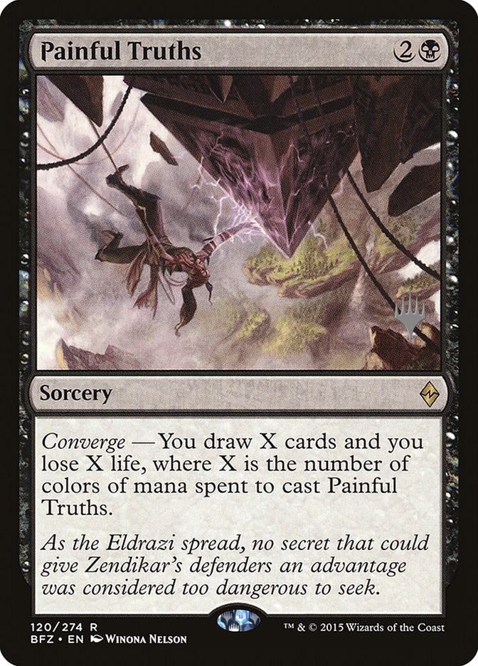 Painful Truths (Promo Pack) (Battle for Zendikar) - (Foil): Battle for Zendikar Promos