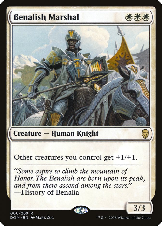 Benalish Marshal: Dominaria