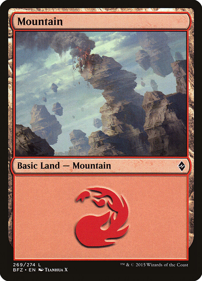 Mountain (#269) (Regular Art): Battle for Zendikar