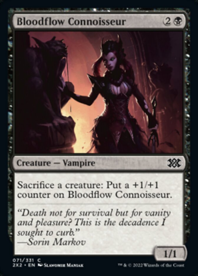 Bloodflow Connoisseur - (Foil): Double Masters 2022